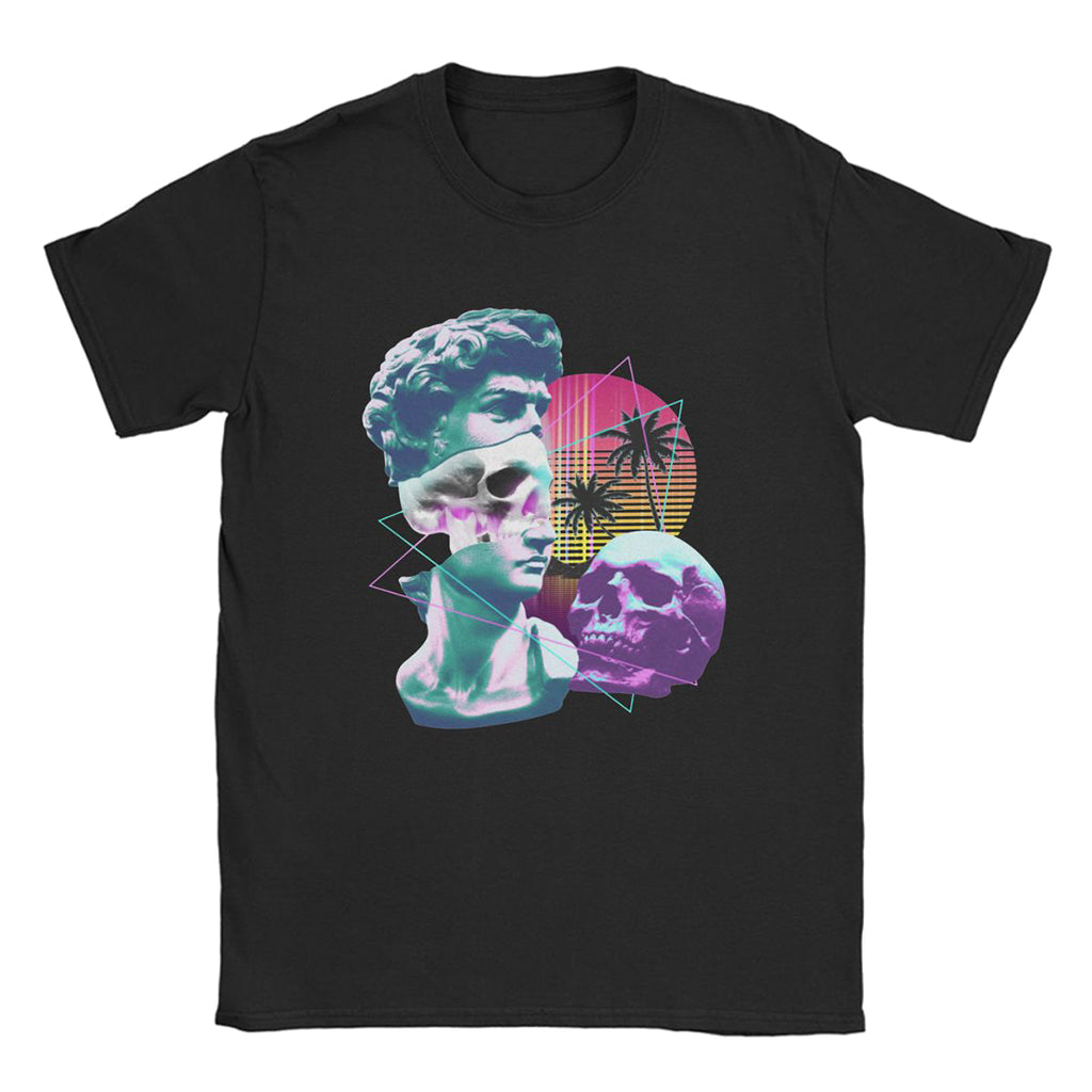 Svart T-Shirt Michelangelo Staty