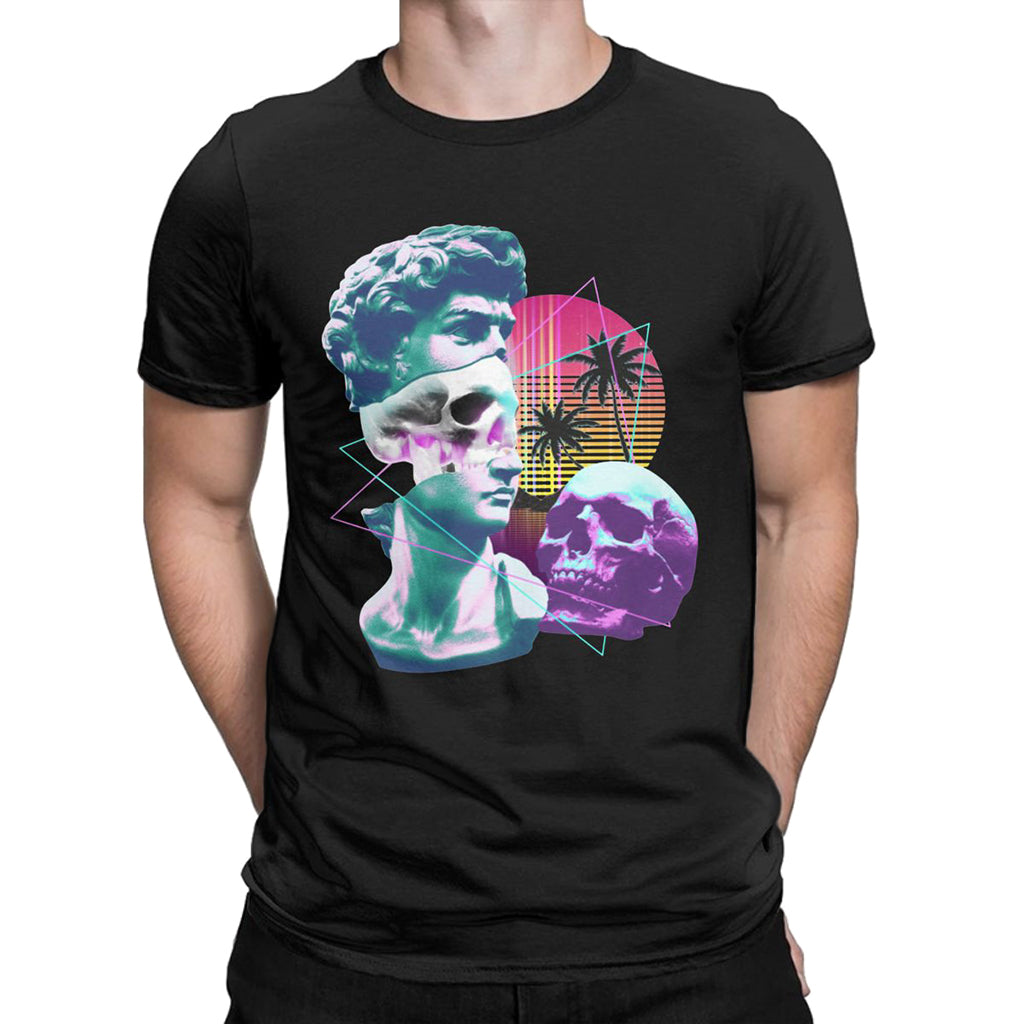 Dödskalle T-Shirt Michelangelo Staty