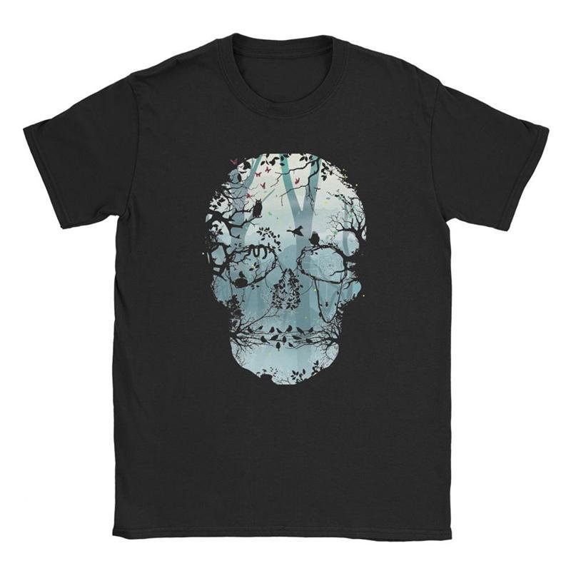 Dödskalle T-Shirt Skog