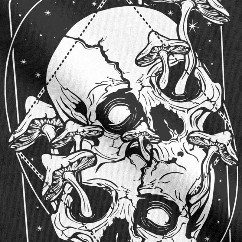 T-Shirt Vita Dödskallar