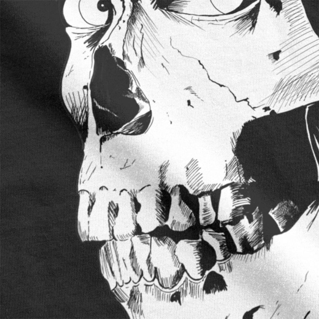 T-Shirt Herr Med Dödskalle