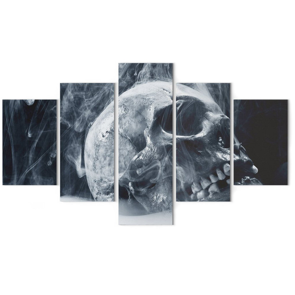 Tavla Rykande Dödskalle