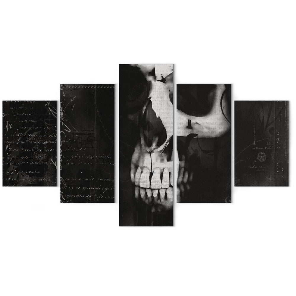 Dödskalle Tavla Med Skrift