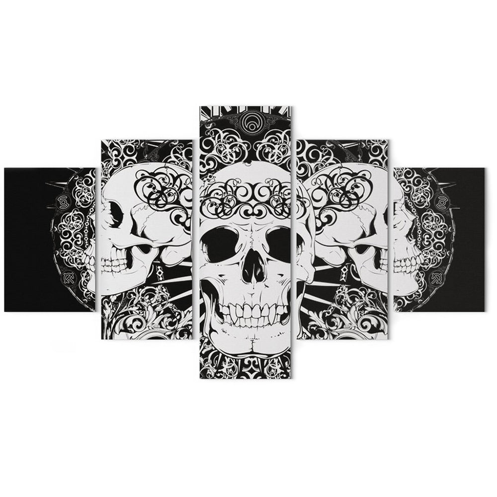 Tavla Med Tre Dödskallar