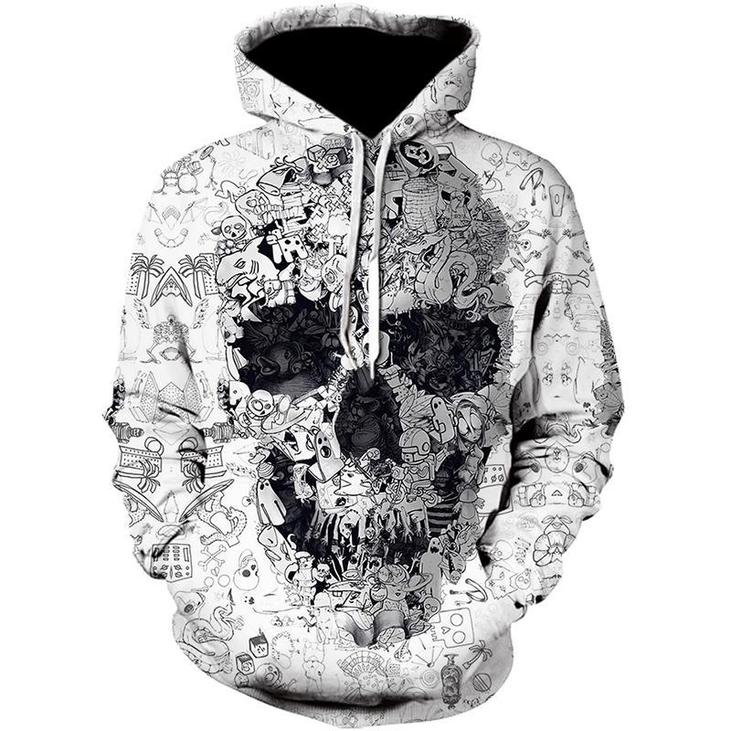 Dödskalle Tröja Graffiti