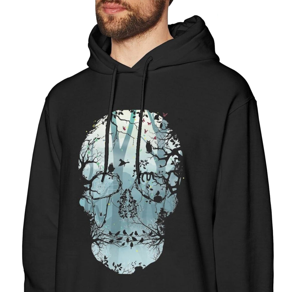 Dödskalle Tröja Mörk Skog