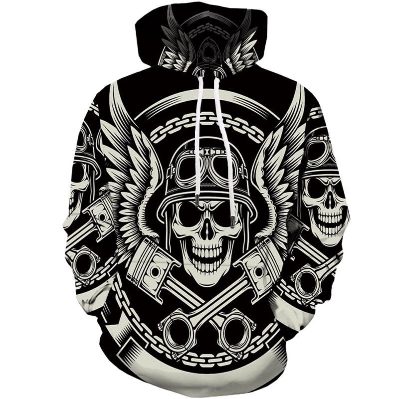 Dödskalle Tröja Motorkolvar