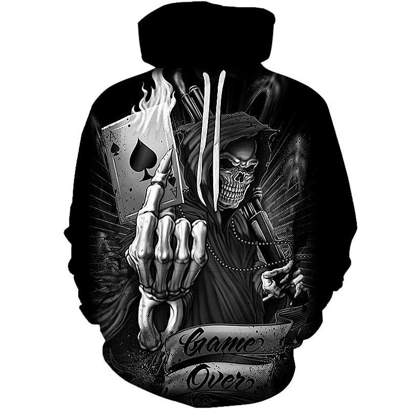 Dödskalle Tröja Spader Ess