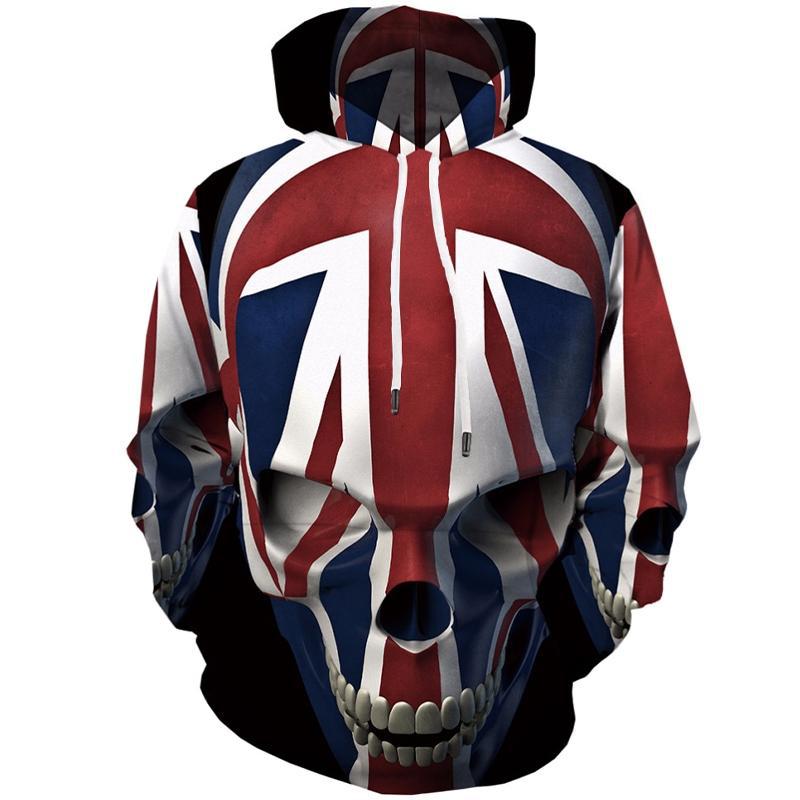 Dödskalle Tröja Union Jack