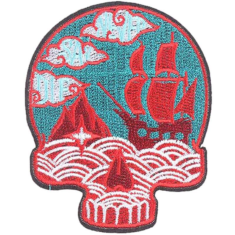 Dödskalle Brodyrmärke