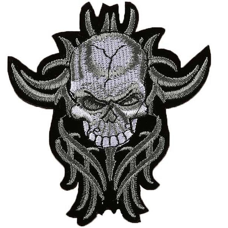 Dödskalle Tygmärke Tribal