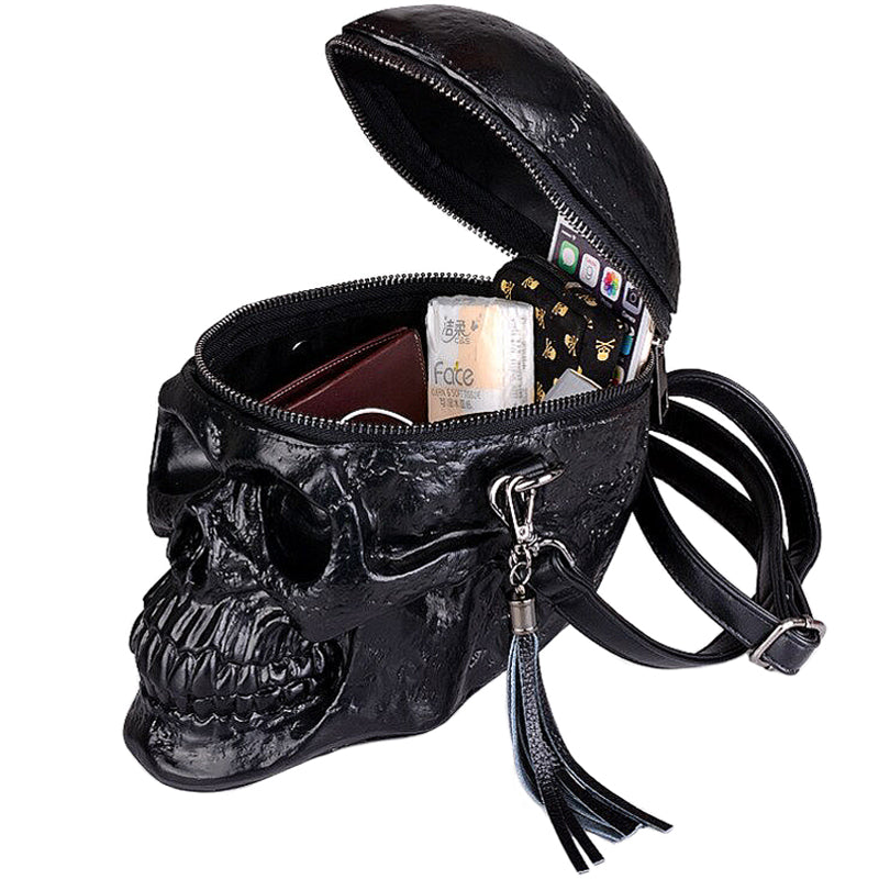 Svart Dödskalle Väska