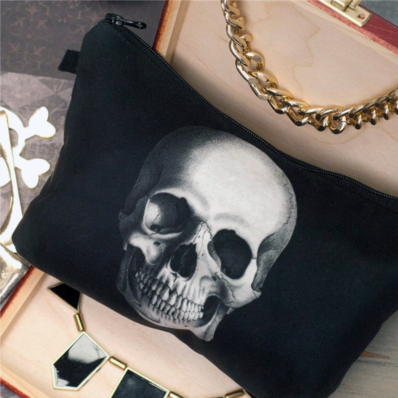 Svart Dödskalle Necessär