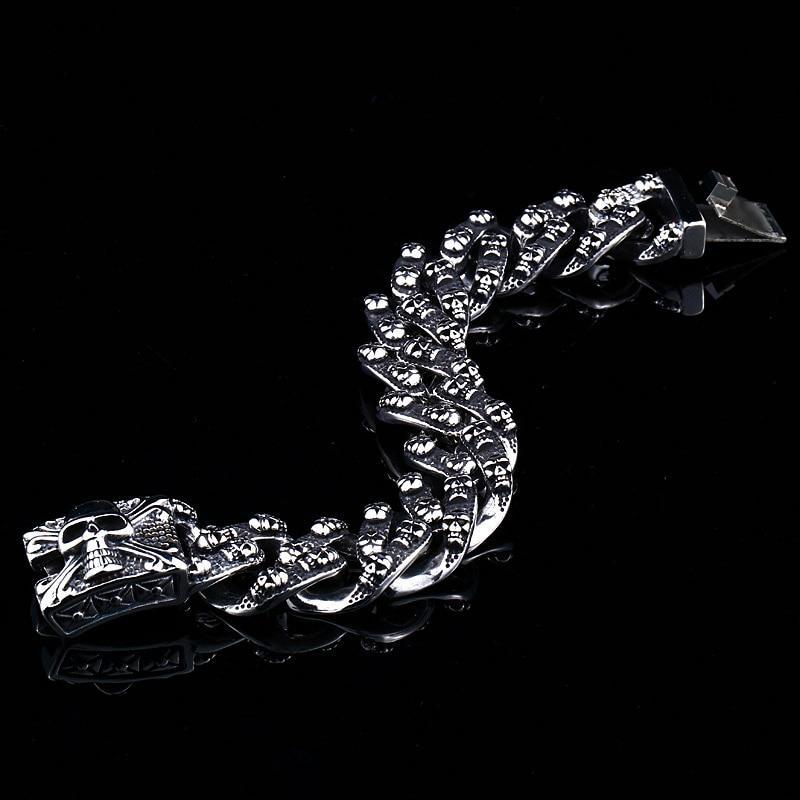 Cuban Chain Med Skulls