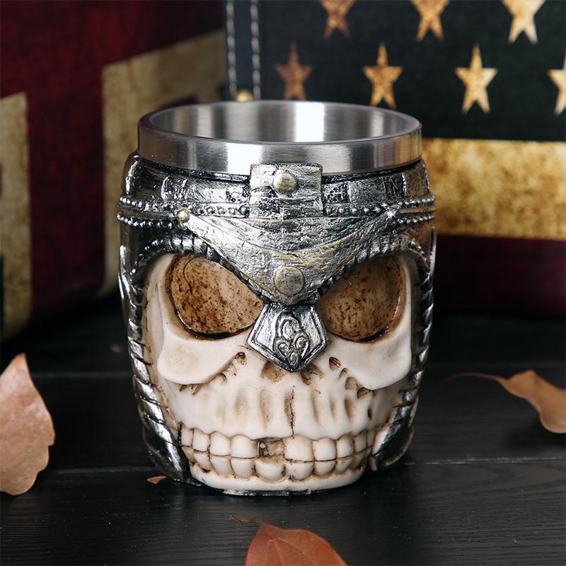 Dödskallemugg Warrior Skull