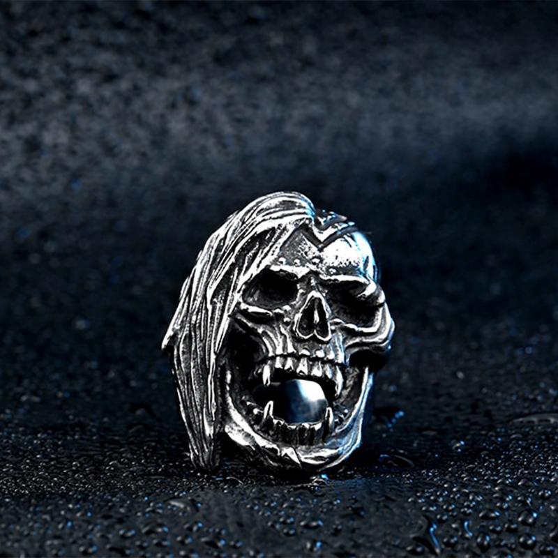 Dödskalle Ring Herr