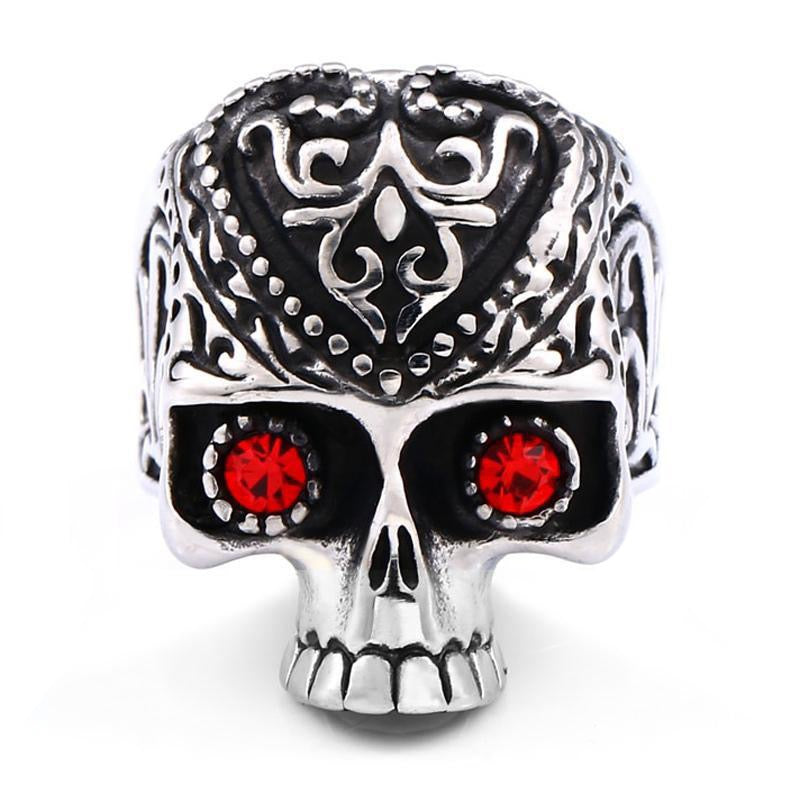 Dödskalle Ring Herr