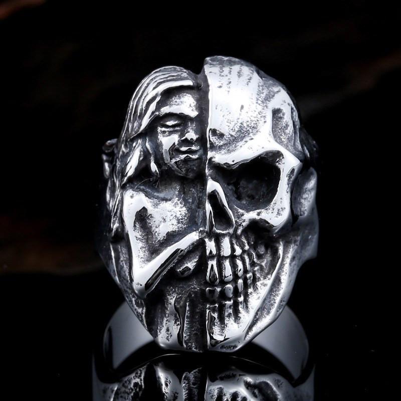 Dödskalle Ring För Dam