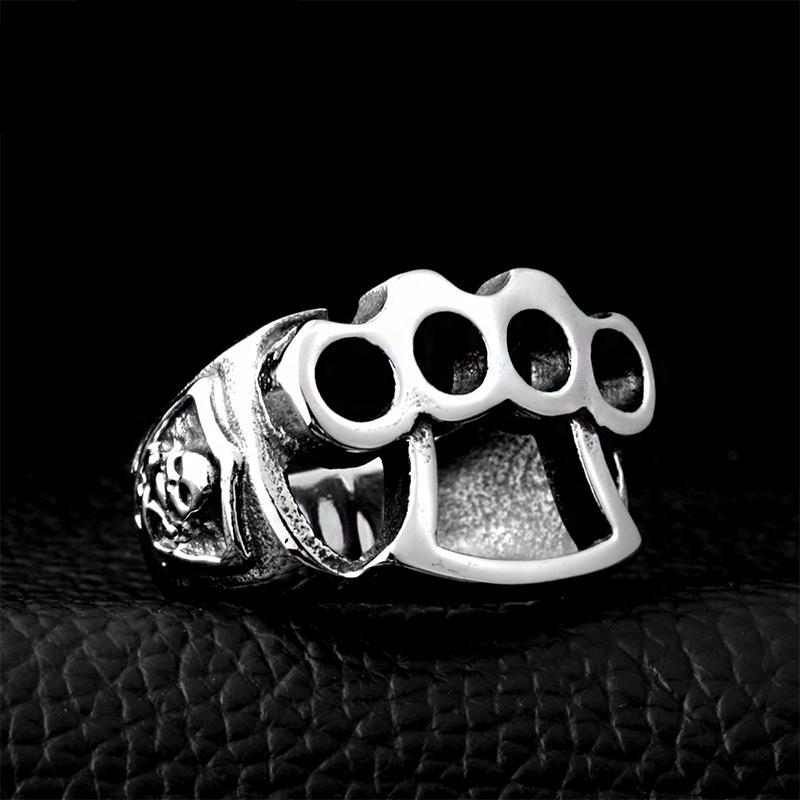 Dödskalle Ring Knogjärn