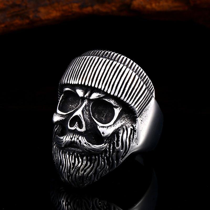 Dödskallering Hipster Skalle (Stål)