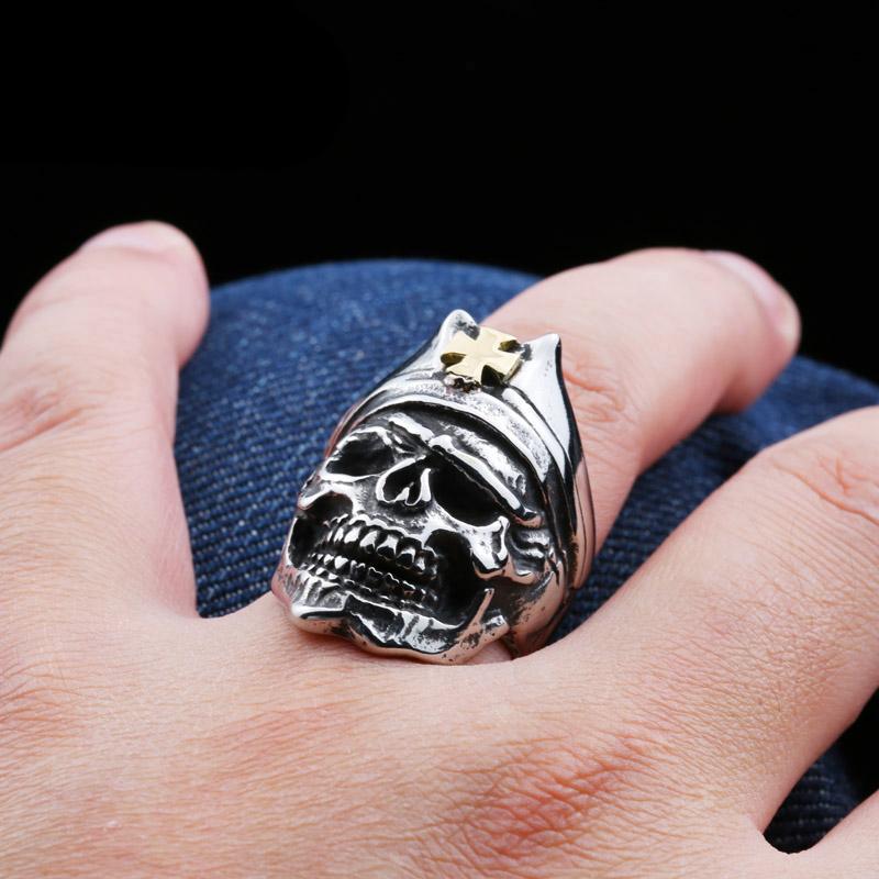 Dödskallering Imperial German (Stål)