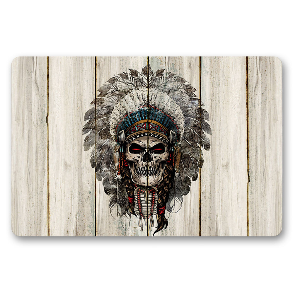 Dörrmatta Indian Dödskalle