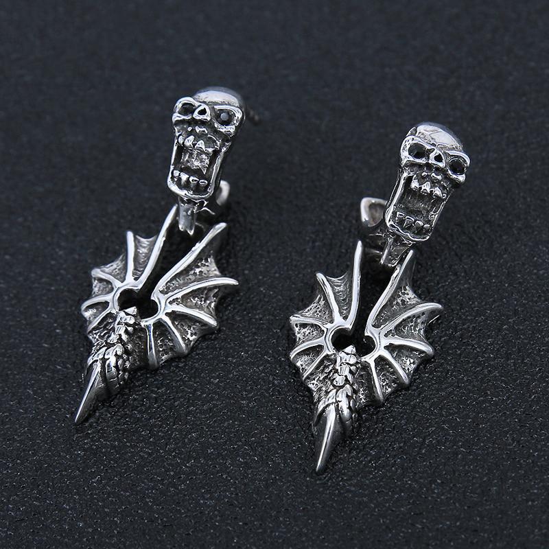 Drakörhängen Stål