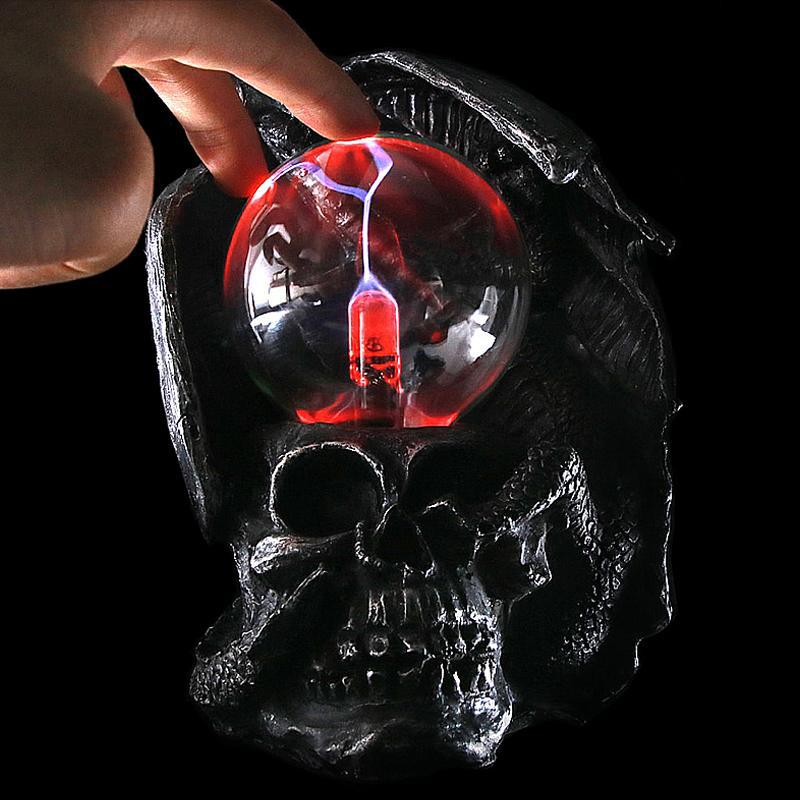 Gotisk Dödskalle Lampa