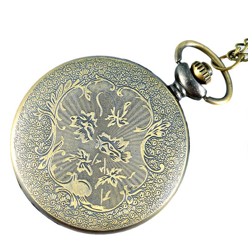 Dödskalle Fickur Med Kedja