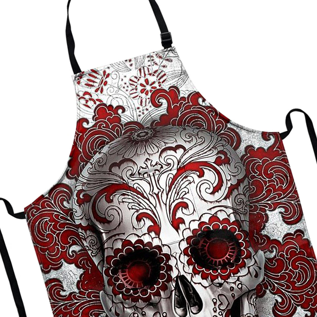 Dödskalle Förkläde För Bakning