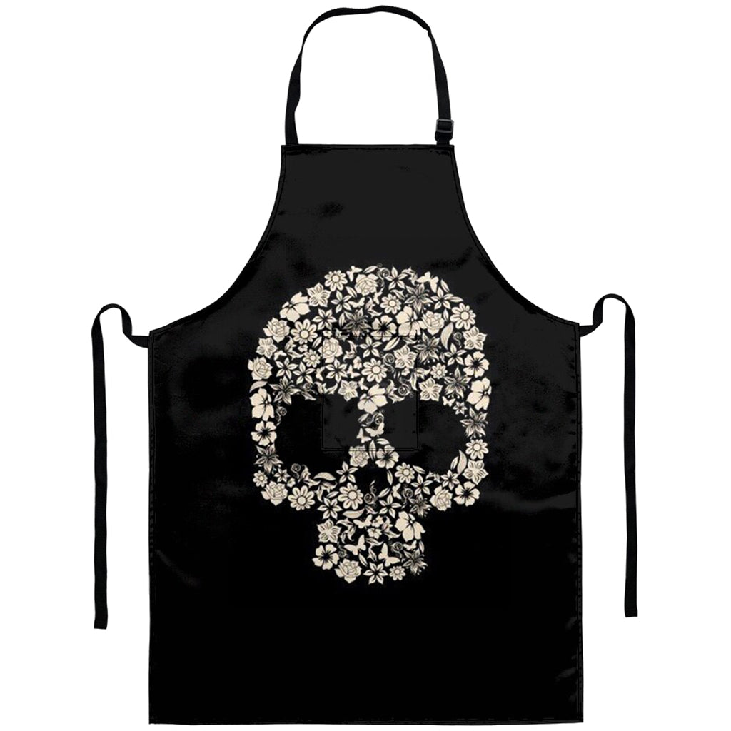 Förkläde Blommig Dödskalle