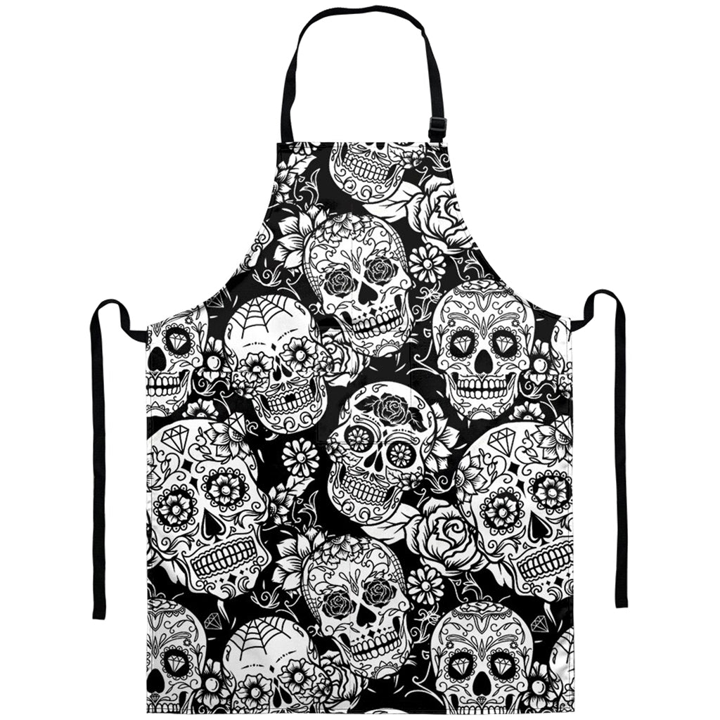 Dödskalle Förkläde Vuxen