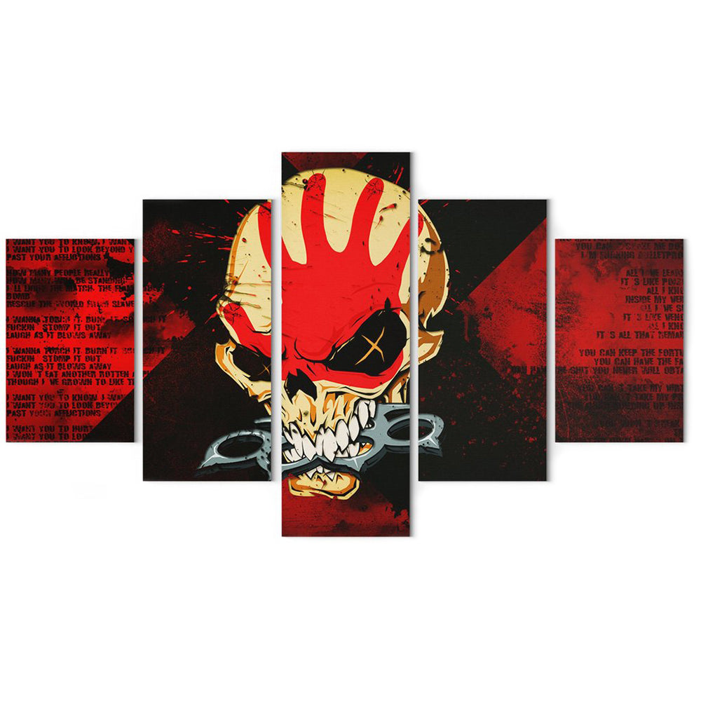 Dödskalle Tavla Maffia