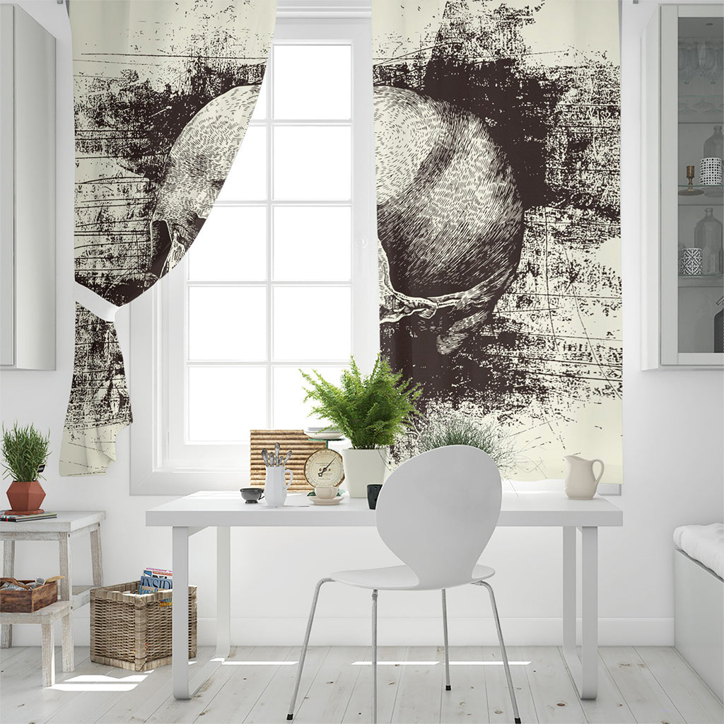 Gardiner Med Dödskalle På