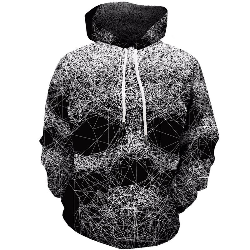 Geometrisk Dödskalle Tröja