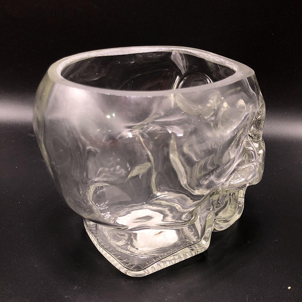 Glas Format Som Dödskalle