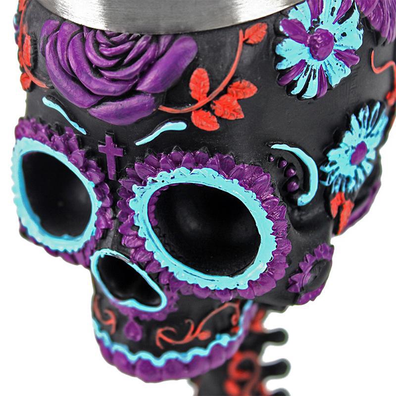 Mexikansk Dödskalle Vinglas