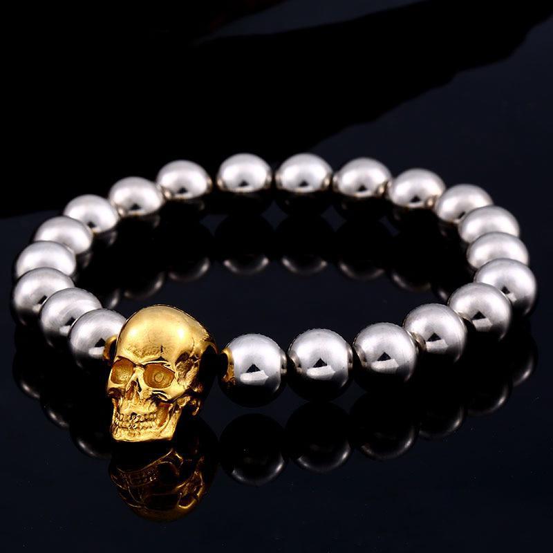 Dödskalle Armband Herr