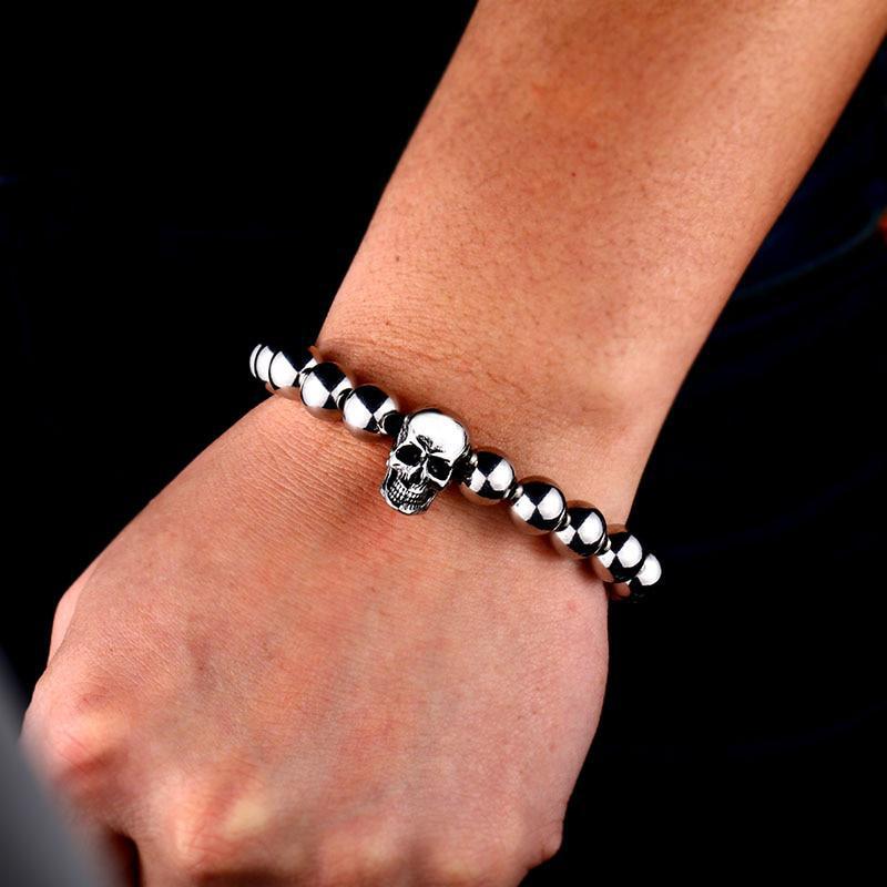 Stål Pärlarmband Kranium