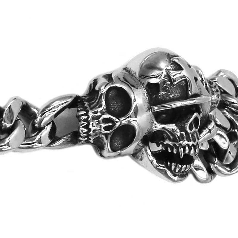 Biker Halsband Med Dödskallar