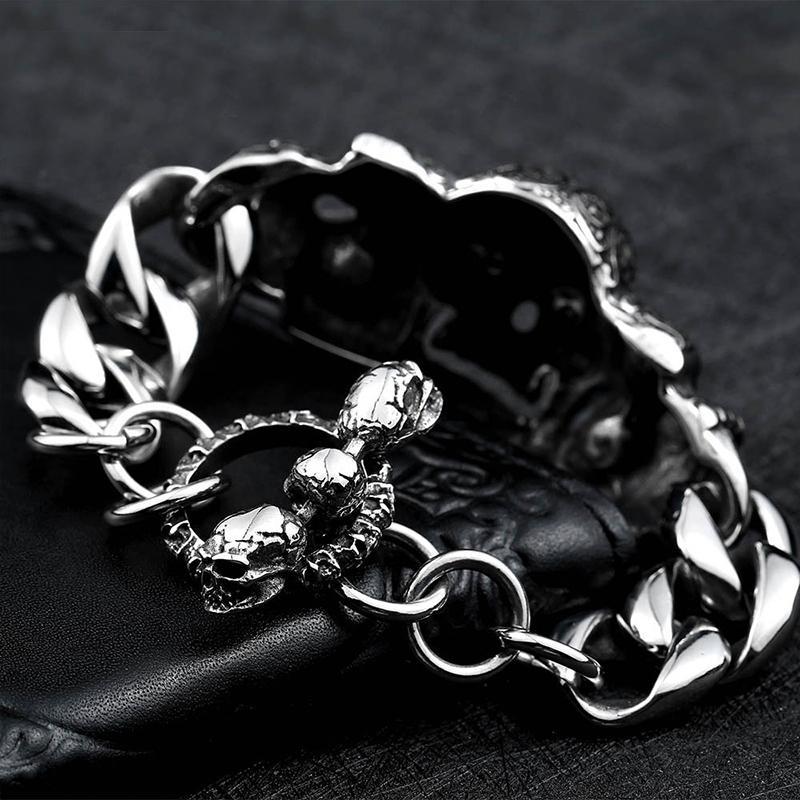 Calavera Armband Stål