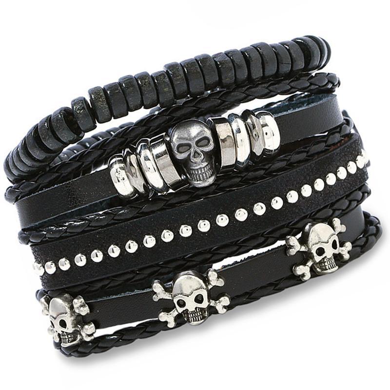 Dödskalle Armband Jolly Roger