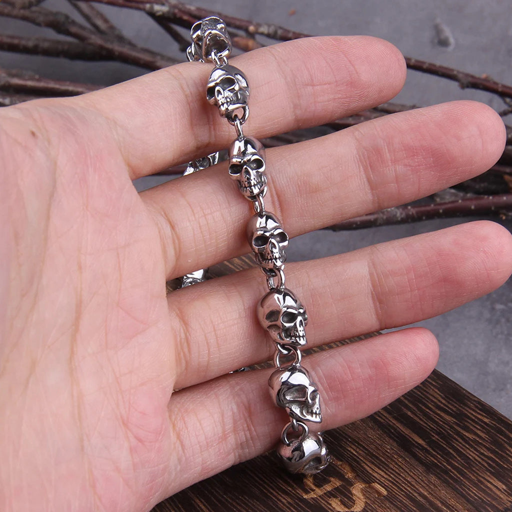 Dödskalle Armband
