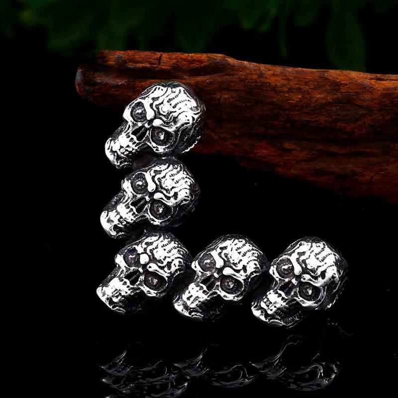 Halsband Stål Med Dödskallar