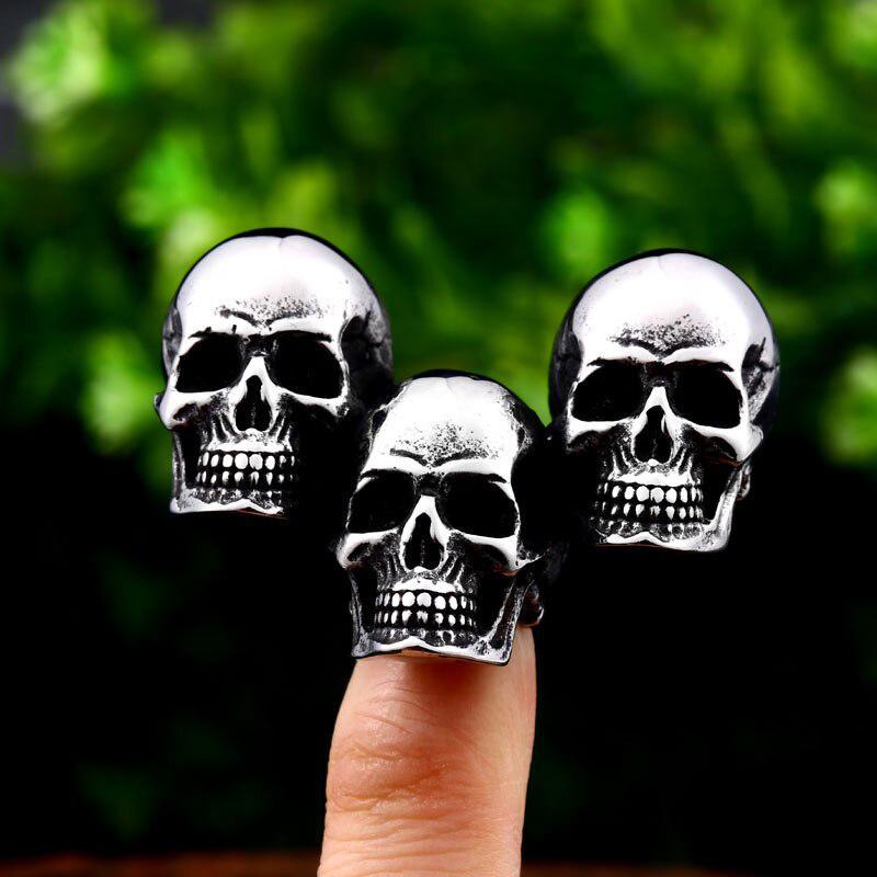 Dödskalle Halsband Stål