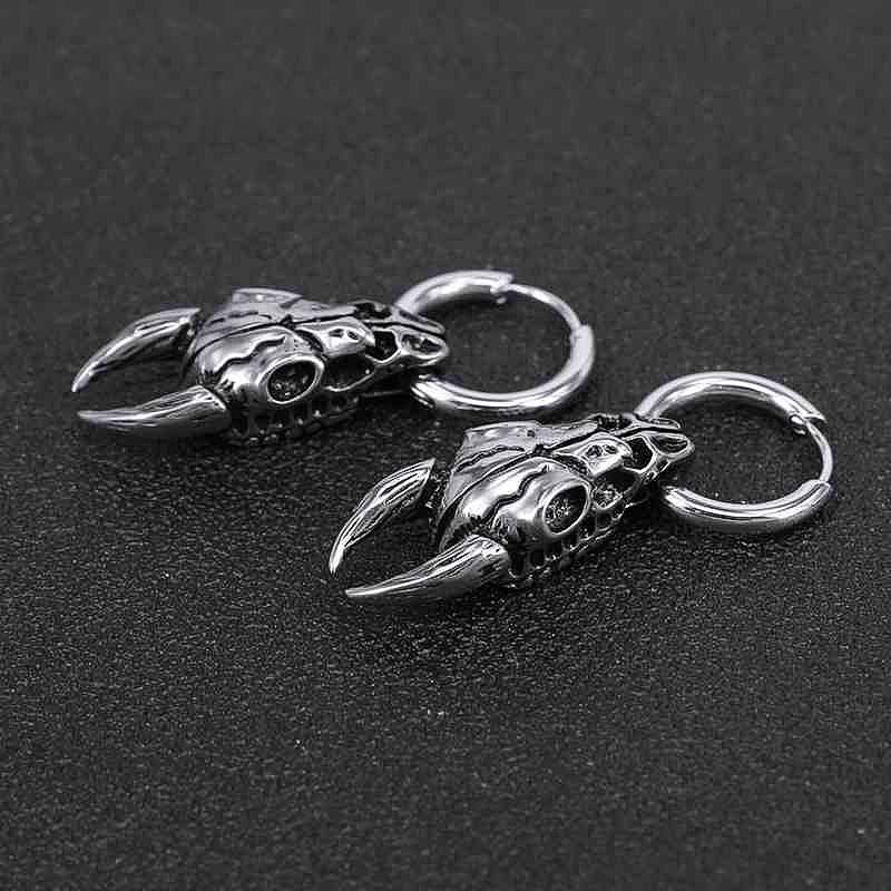 Örhängen Tjur Dödskalle