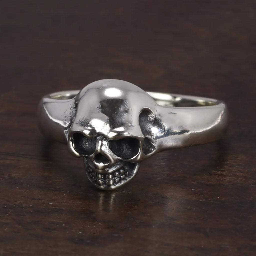 Dödskallering Silver Förlovningsring