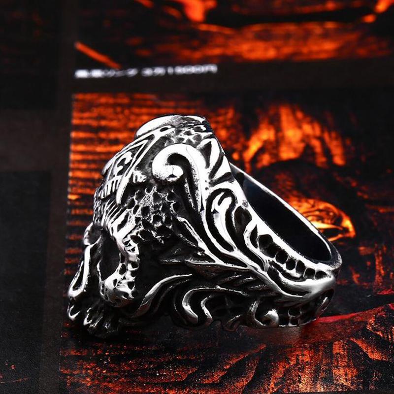 Ring Ordenssällskap Frimurare Kranium