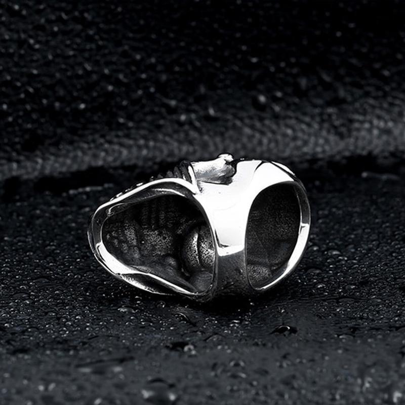 Ring USA Flagga Dödskalle