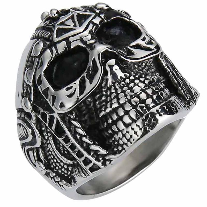 Dödskallering Biker Rebell